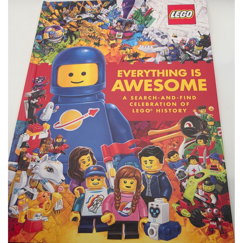 Lego Movie Everything is Awesome Search & Find Lego History book Emmett LN